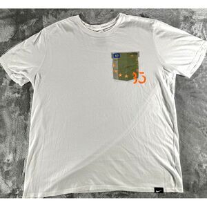 NIKE TEE KEVIN DURANT‎ KD 8 HO2 POCKET MENS DRI-FIT SHIRT X-LARGE WHITE